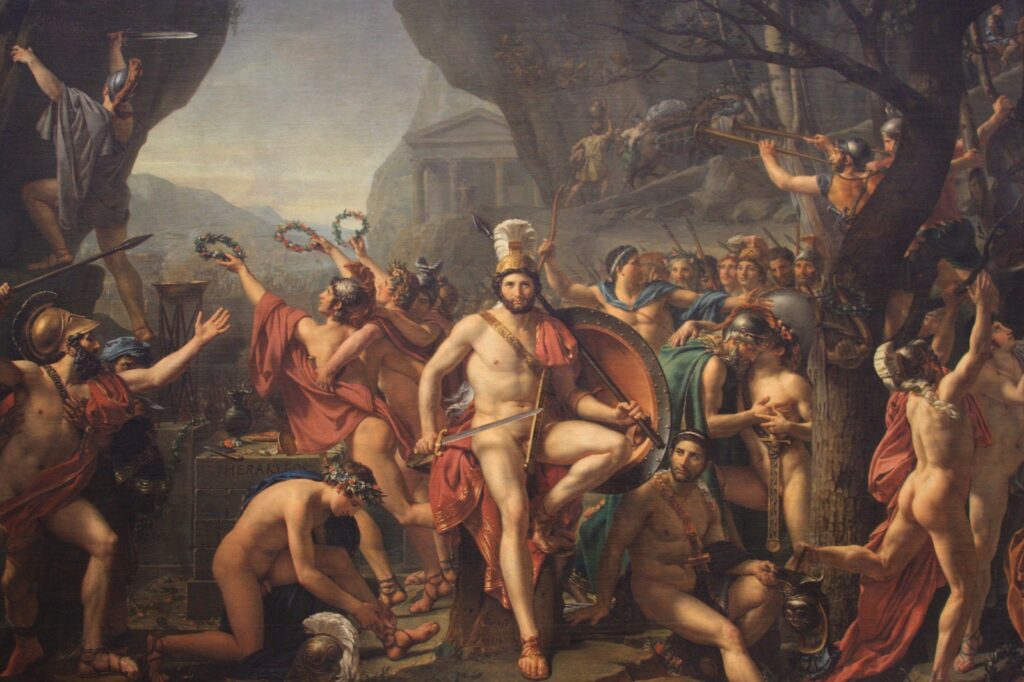 Warrior painting