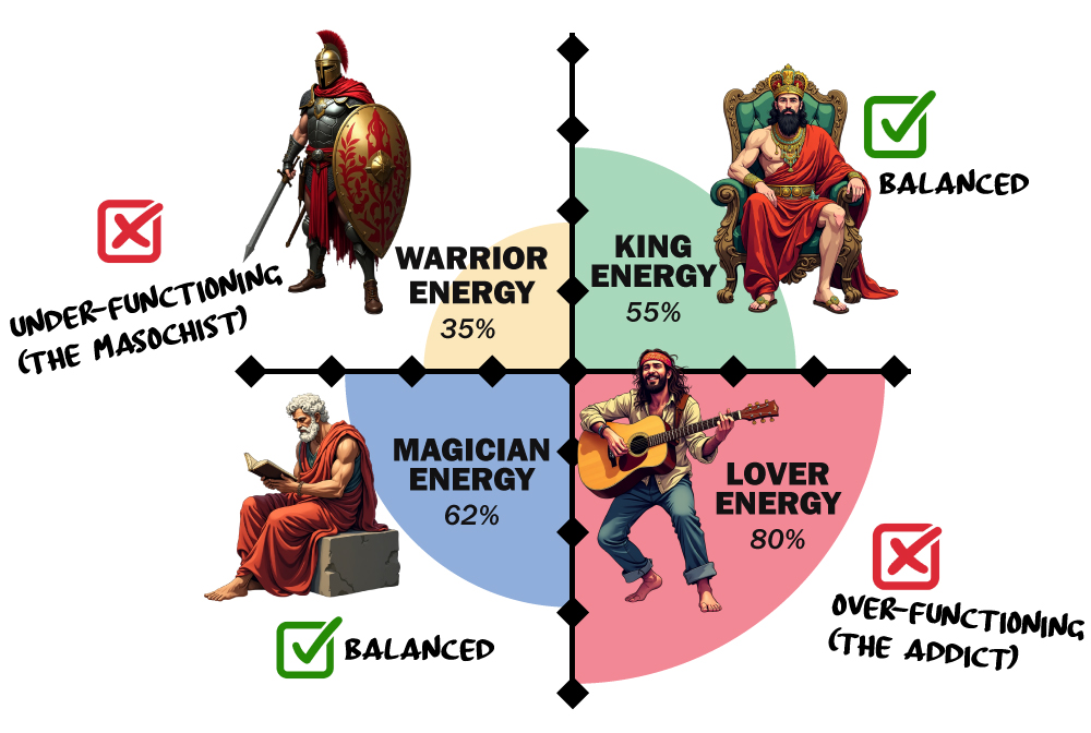 King warrior Magician Lover Test